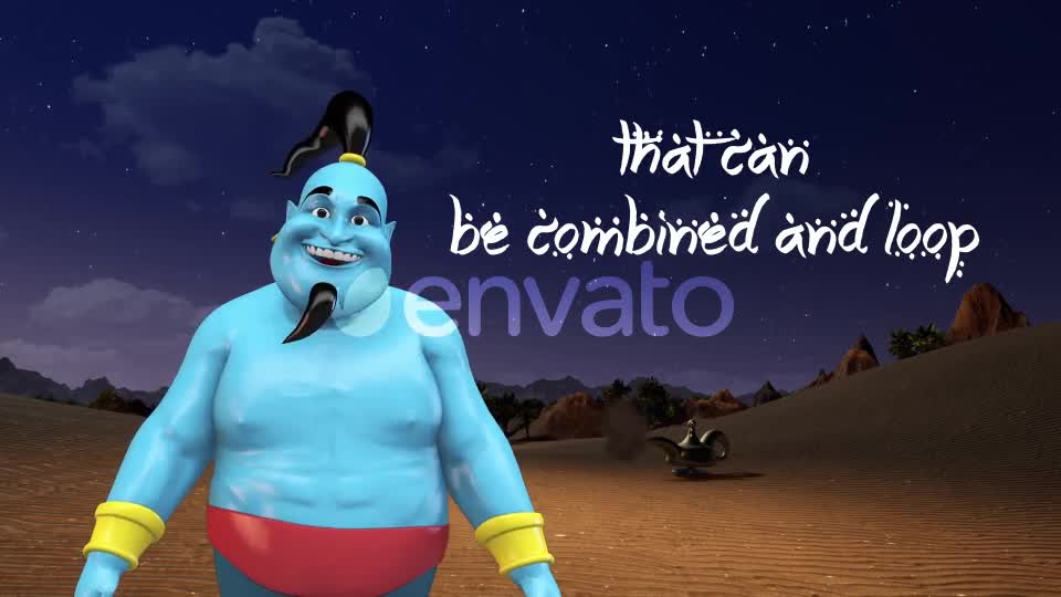 Genie Character Animation Kit Videohive 24595532 After Effects Image 1