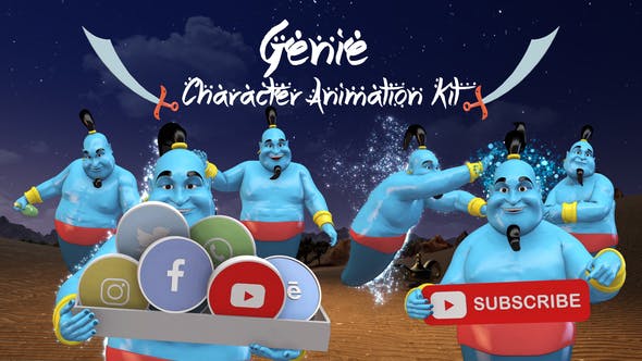 Genie Character Animation Kit - 24595532 Download Videohive