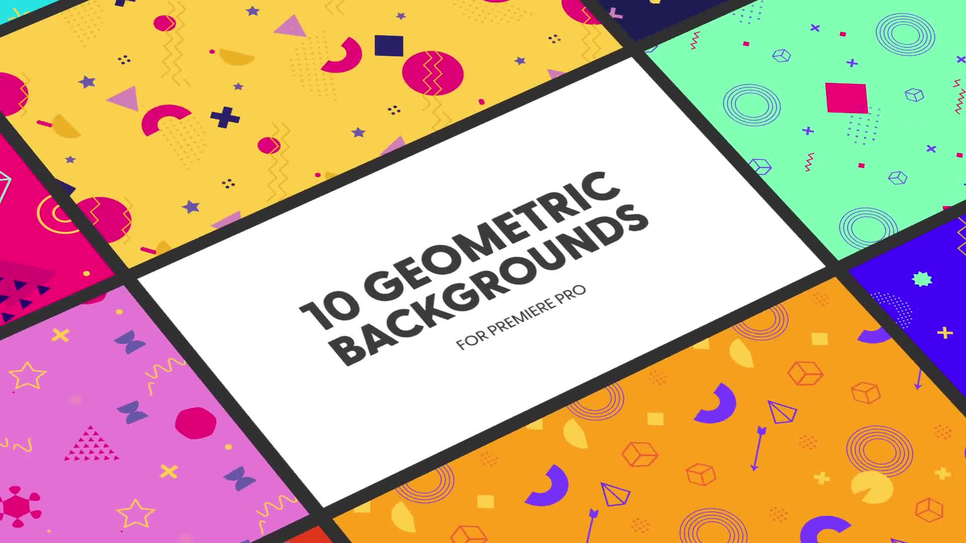 Geometric Backgrounds Videohive 41888178 Premiere Pro Image 1