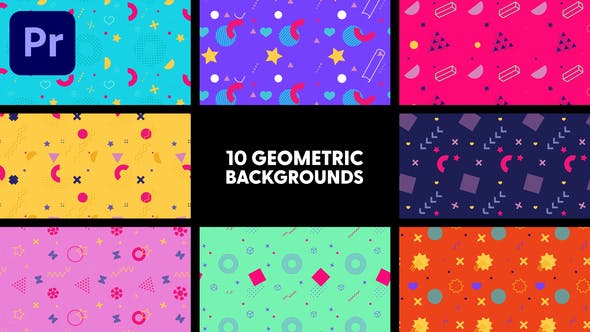 Geometric Backgrounds - 41888178 Videohive Download