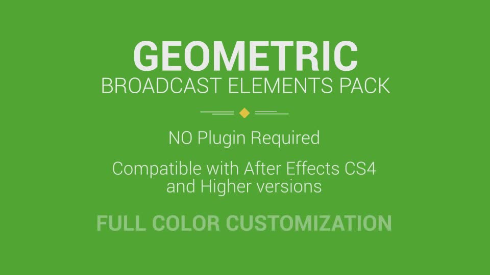 Geometric Broadcast Elements Pack - Download Videohive 8606180