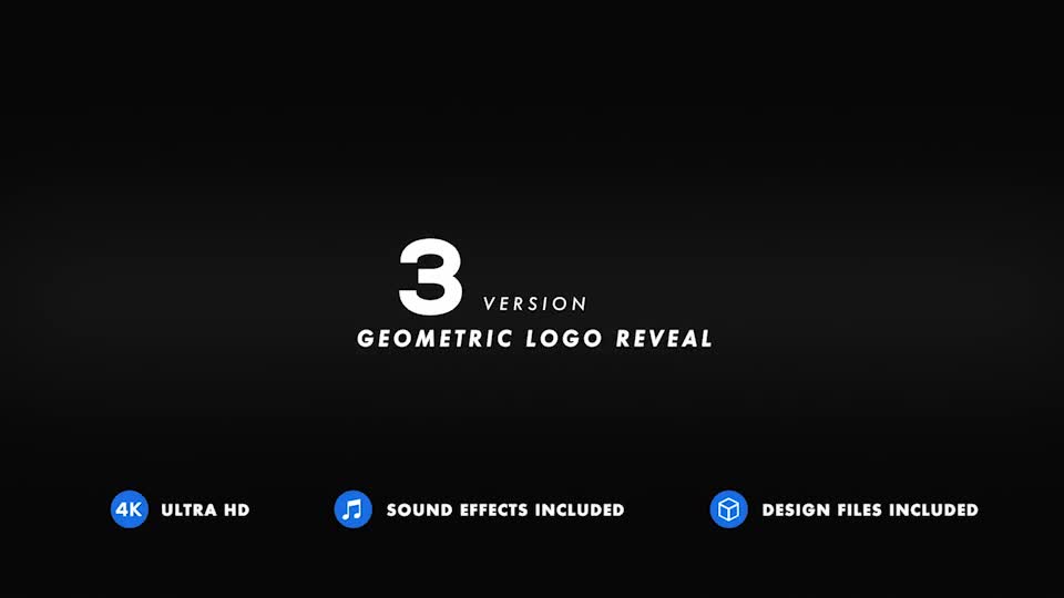 Geometric Logo Reveal (3 Versions) Videohive 22857065 After Effects Image 1