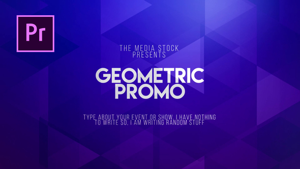 Geometric Promo - Download Videohive 21693407