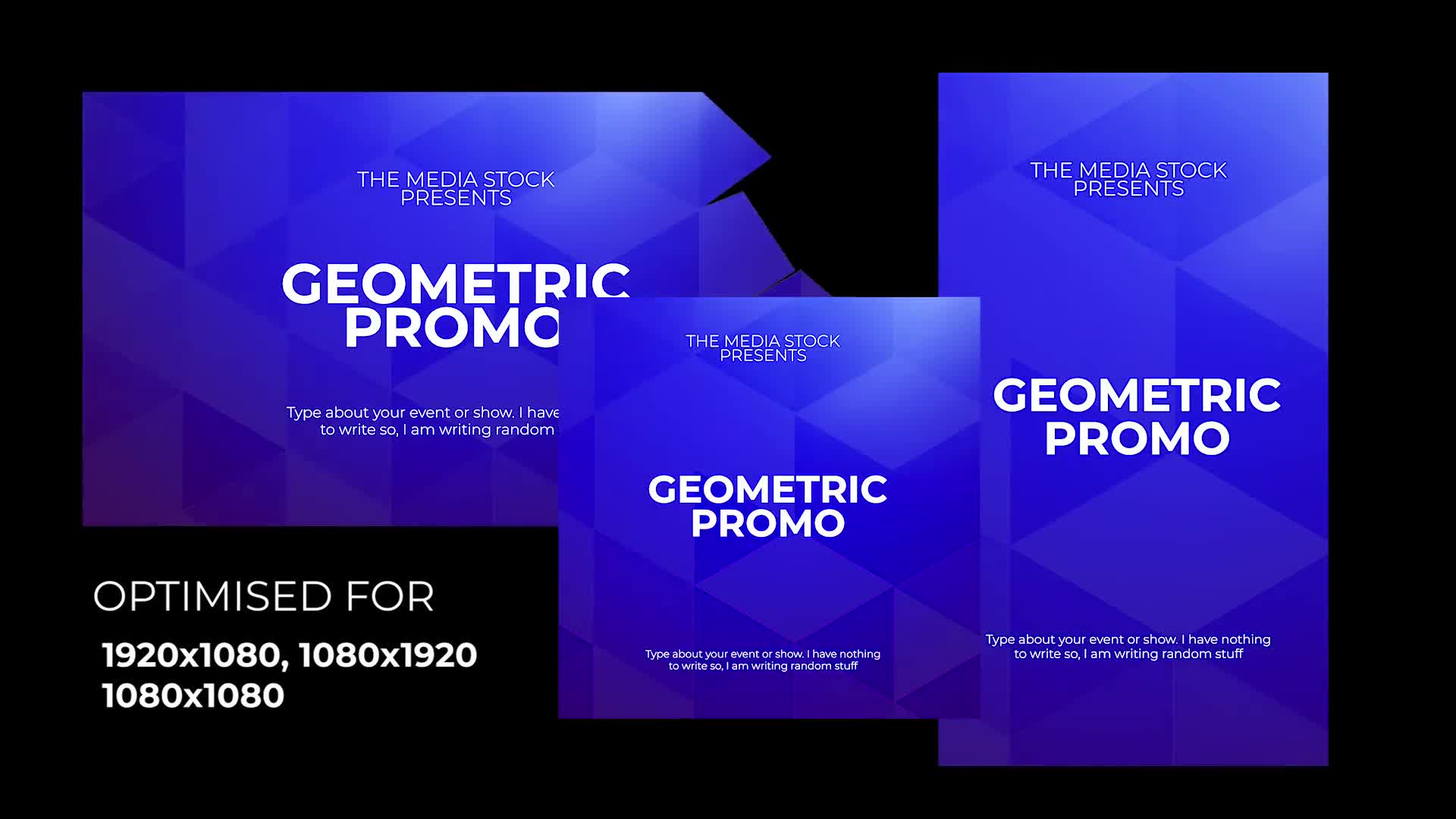 Geometric Promo Videohive 30281029 Apple Motion Image 1