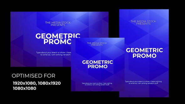 Geometric Promo - Videohive 30281029 Download