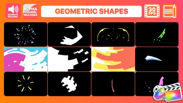 Geometric Shapes | Final Cut Pro - 24303921 Videohive Download