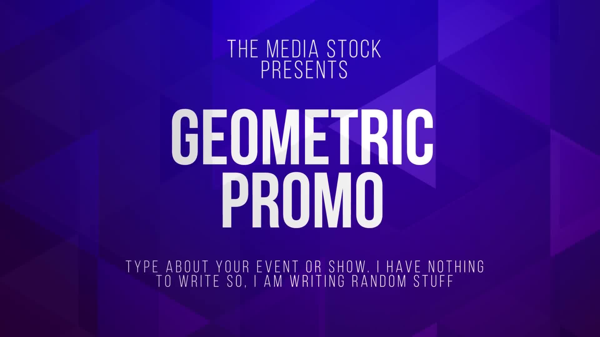Geometric Title & Lower thirds - Download Videohive 21809774