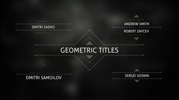 Geometric Titles - Videohive Download 14745548