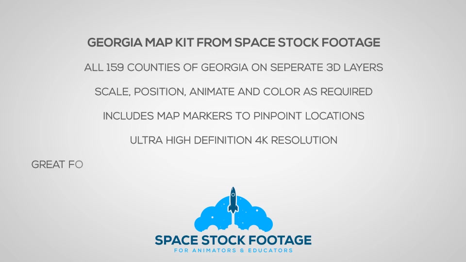 Georgia Map Kit - Download Videohive 20756730