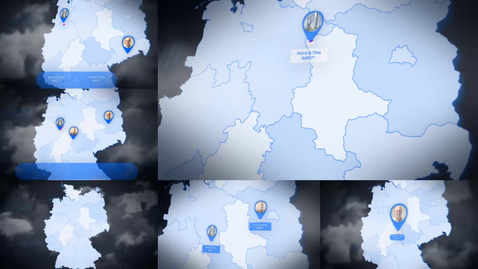 Germany Map Deutschland Map Kit Federal Republic of Germany Map Videohive 24039674 After Effects Image 8