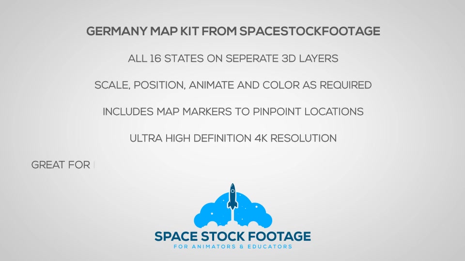 Germany Map Kit - Download Videohive 15869462