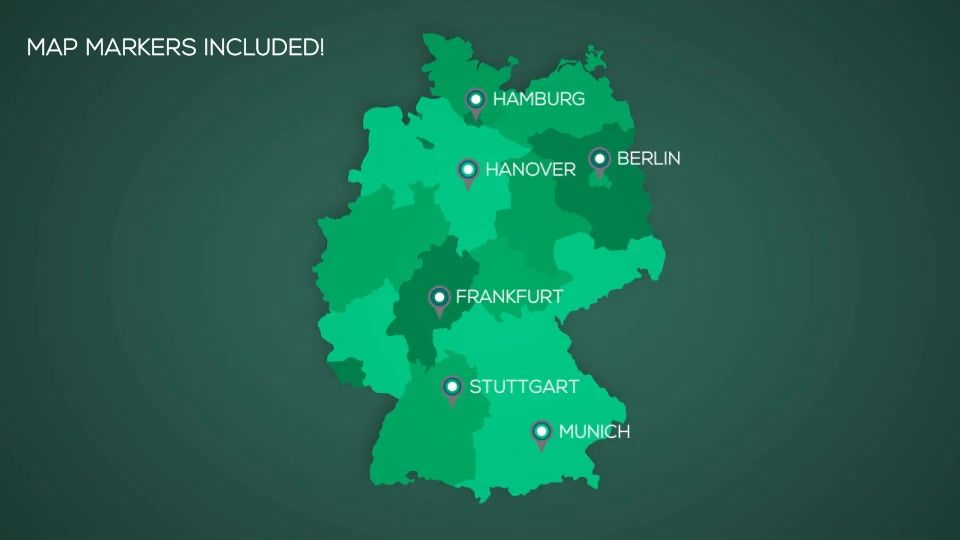 Germany Map Kit - Download Videohive 15869462