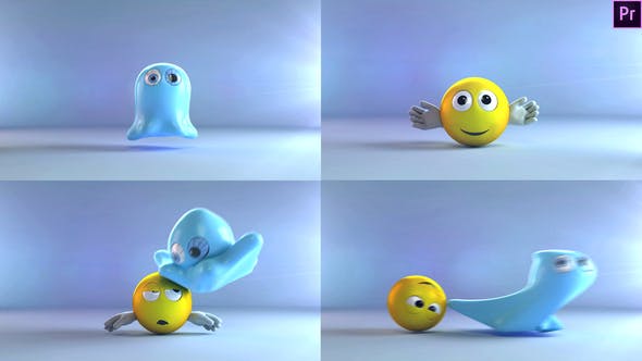 Ghost And Emoji Logo Reveal - Download Videohive 22960702