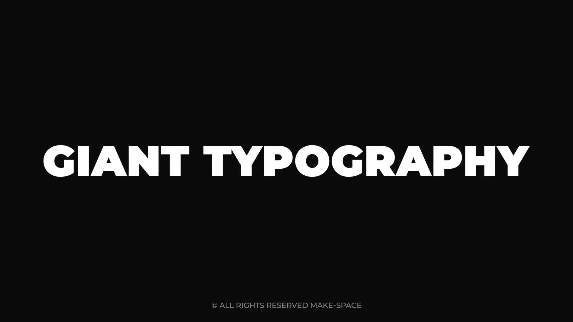 Giant Typography Videohive 24773804 After Effects Image 2