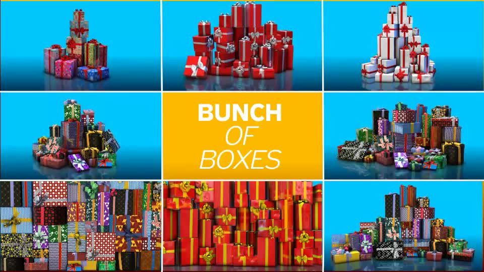 Gift Boxes Element 3D Pack Videohive 25593365 After Effects Image 1