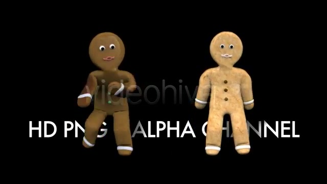 Gingerbread Dancers Pack of 3 Videohive 3407869 Motion Graphics Image 12