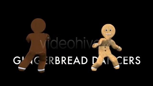 Gingerbread Dancers Pack of 3 Videohive 3407869 Motion Graphics Image 4