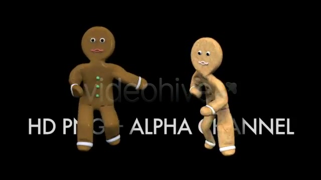 Gingerbread Dancers Pack of 3 Videohive 3407869 Motion Graphics Image 9