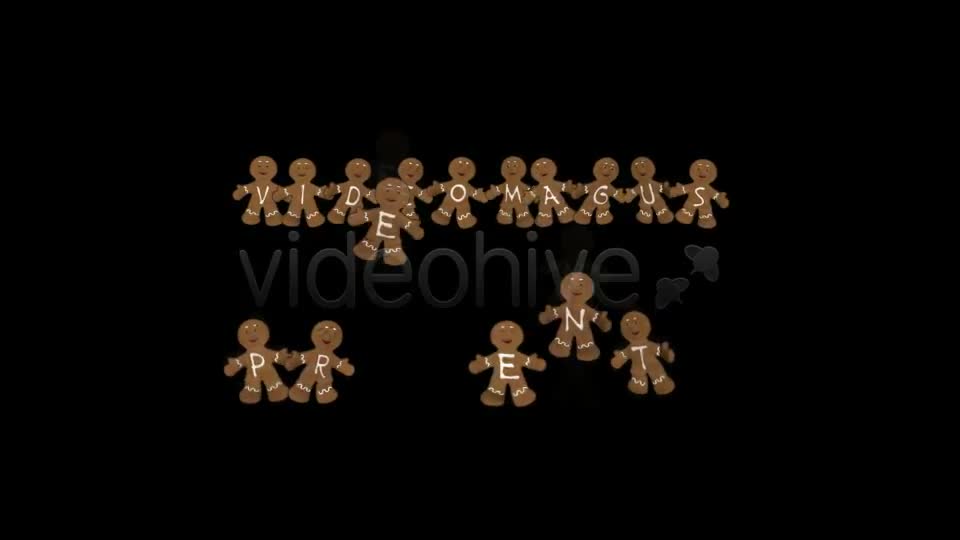 Gingerbread Titles AE Constructor Videohive 3665933 After Effects Image 1