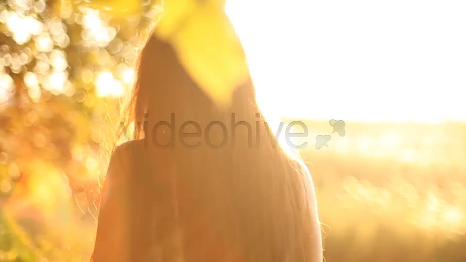 Girl Walking In The Forest 2  Videohive 5169687 Stock Footage Image 10