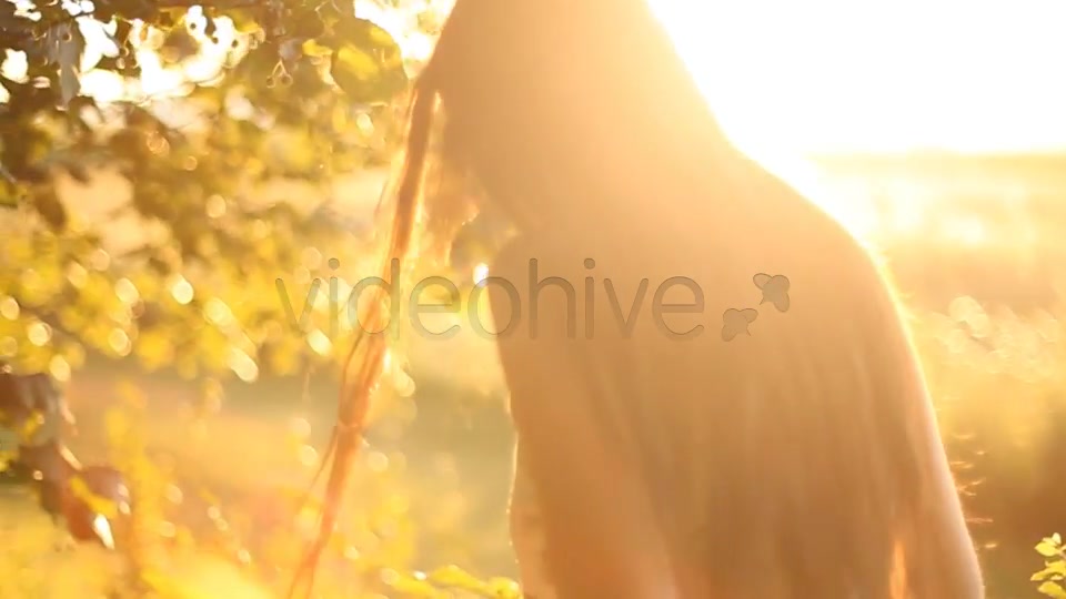 Girl Walking In The Forest 2  Videohive 5169687 Stock Footage Image 11