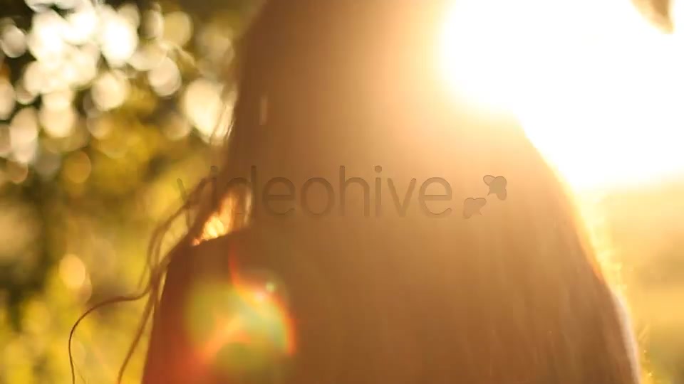Girl Walking In The Forest 2  Videohive 5169687 Stock Footage Image 3