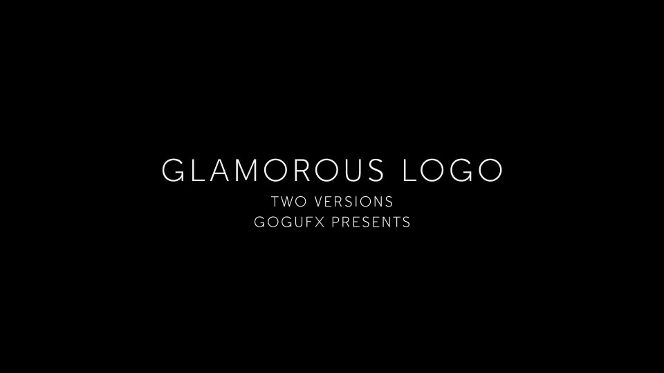 Glamorous Logo Videohive 18445013 After Effects Image 2