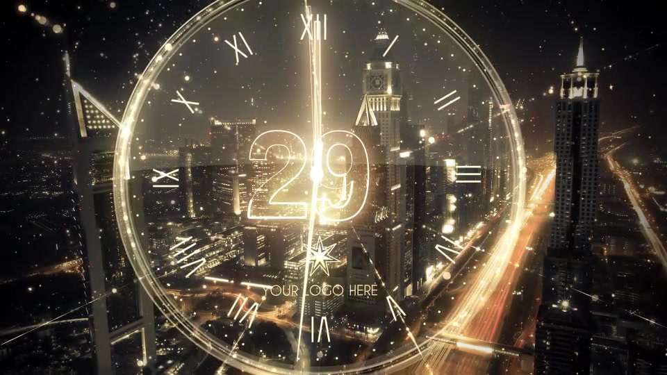 Glamorous New Year Countdown Clock 2020 Videohive 21124745 After Effects Image 4