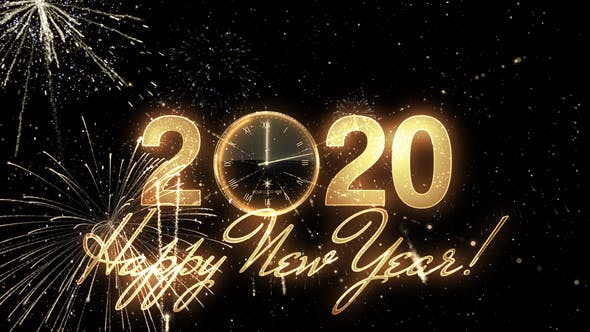 Glamorous New Year Countdown Clock 2020 - 21124745 Download Videohive