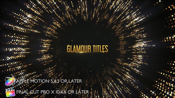 Glamour Titles Apple Motion - Videohive Download 27910979