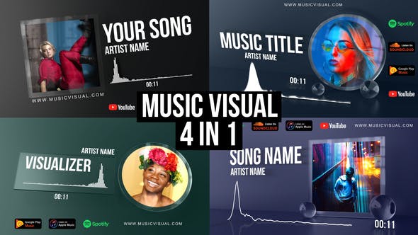 Glass Audio React Music Visualizer - Download Videohive 27903768
