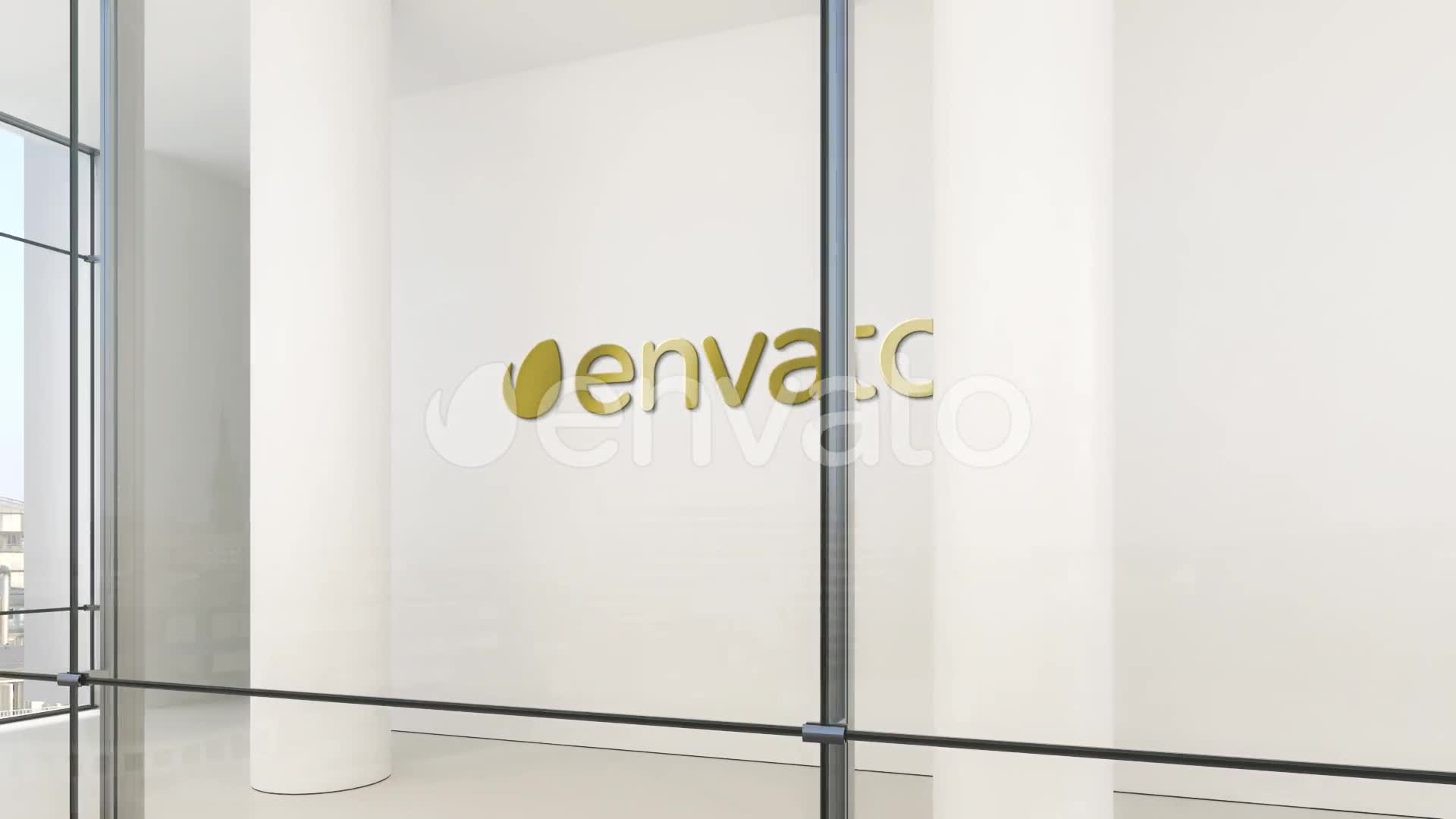 Glass Curtain Wall Logo Mock Up Videohive 25379151 After Effects Image 2