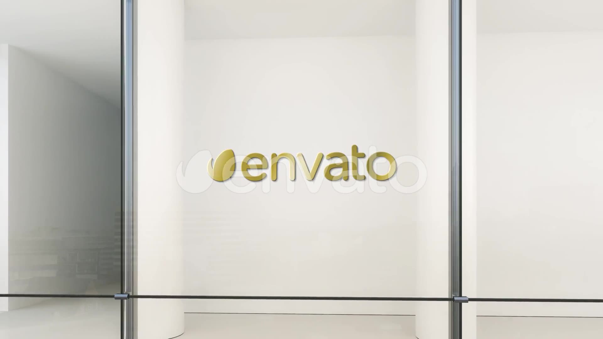 Glass Curtain Wall Logo Mock Up Videohive 25379151 After Effects Image 3