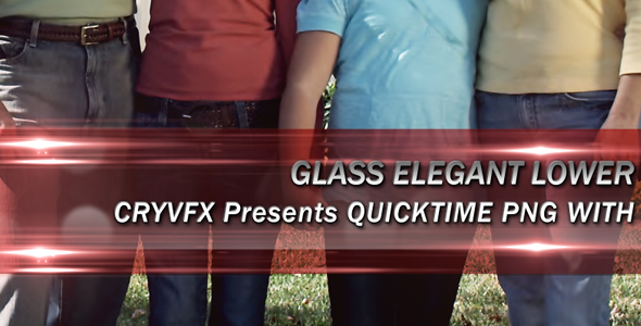 Glass Elegant Lower Third - Download Videohive 133372