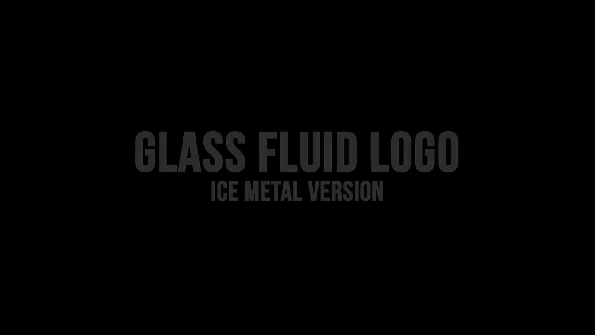 Glass Fluid Logo Reveal - Download Videohive 18623624