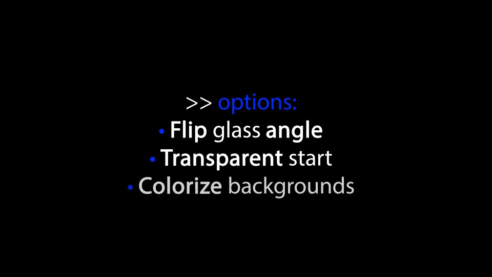Glass Logo Intro / Outro Videohive 6562643 After Effects Image 7