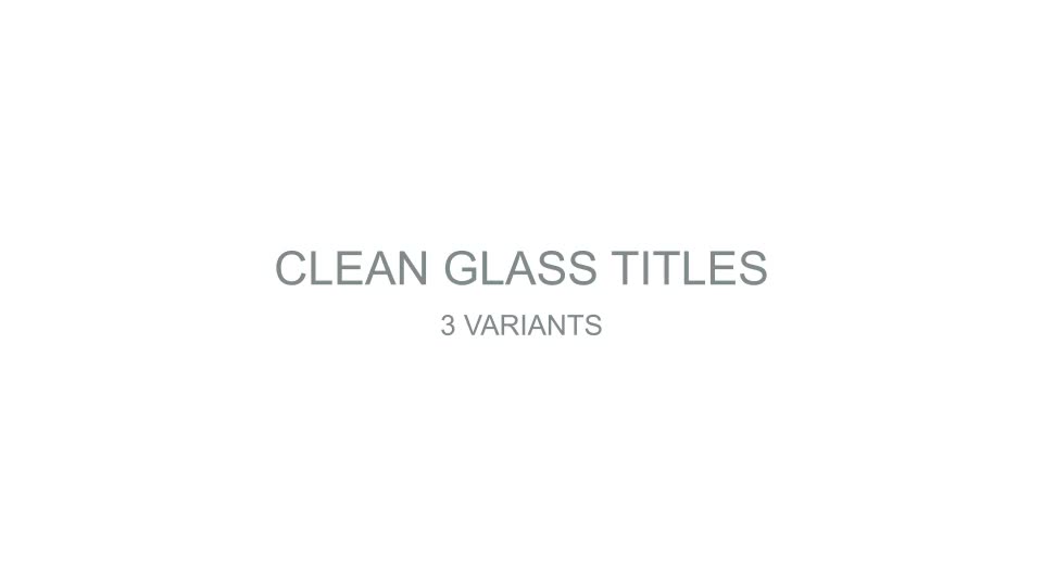 Glass Lower Third Videohive 6007523 After Effects Image 1