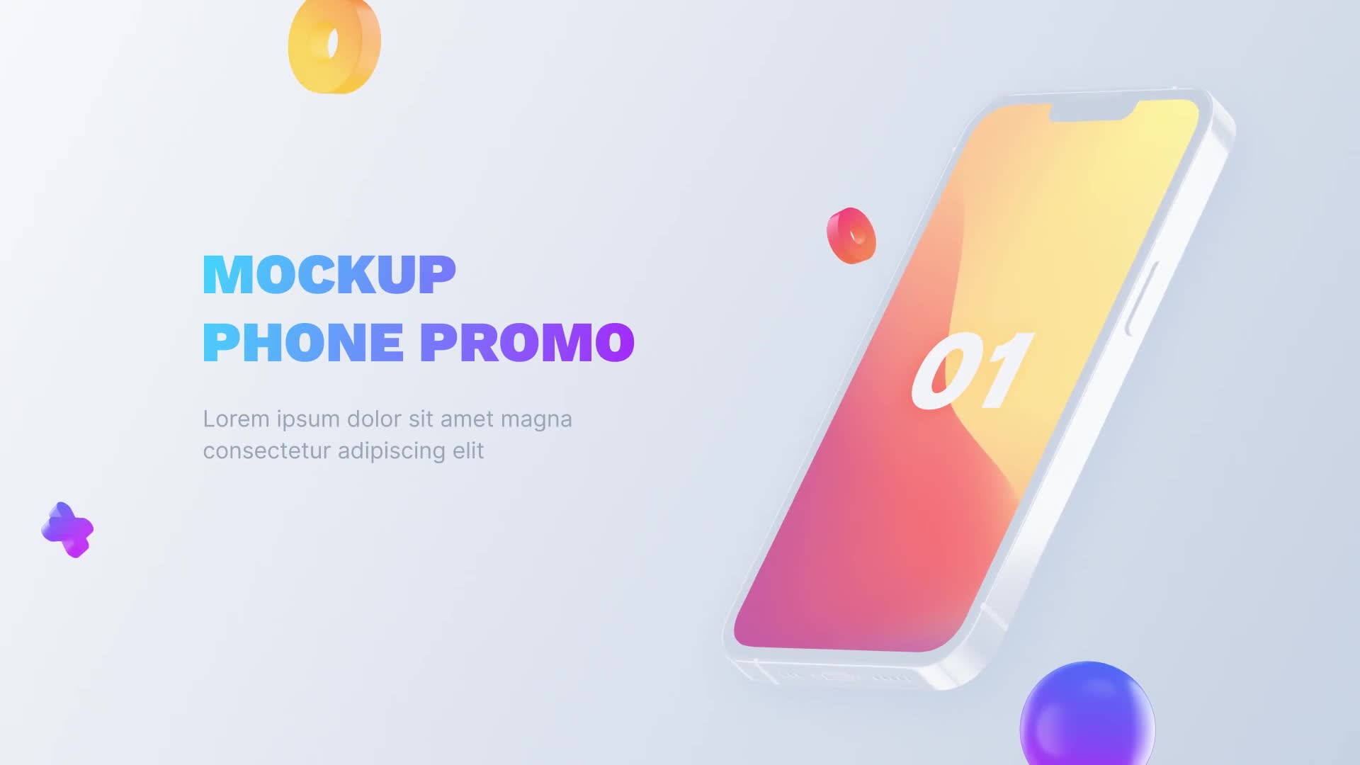 Glass Phone App Promo Phone Mockup Videohive 35411448 After Effects Image 1