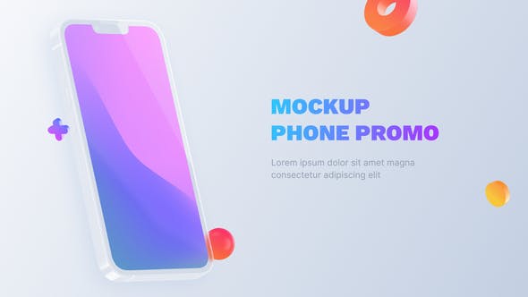 Glass Phone App Promo Phone Mockup - Videohive 35411448 Download