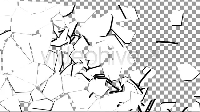Glass Screen Breaking 50 Transitions - Download Videohive 3810798