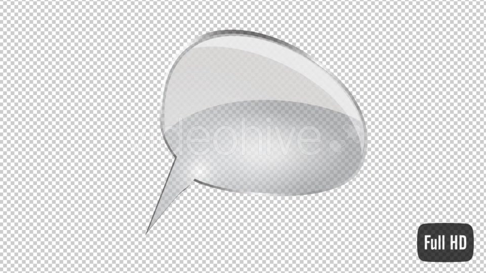 Glass Style Speech Bubbles - Download Videohive 15026227