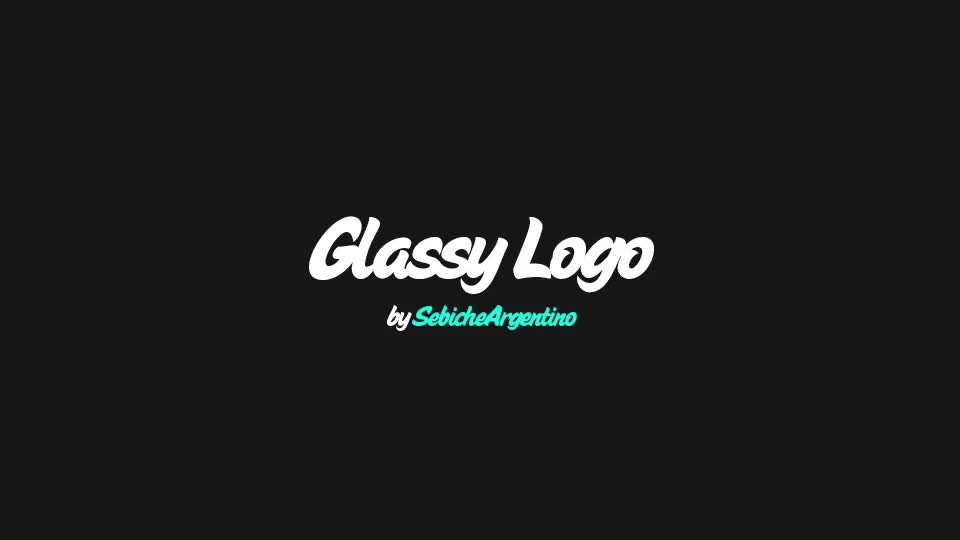 Glassy Logo Videohive 14951368 After Effects Image 1