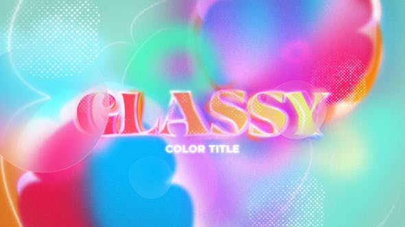 Glassy Title & Logo - 34793149 Videohive Download