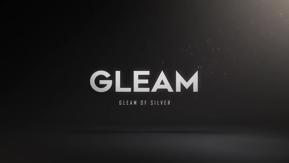 Gleam Of Silver Logo - Download Videohive 18368946