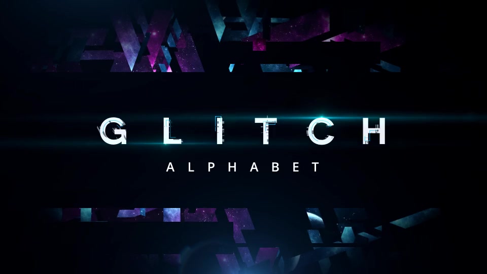 Glitch Alphabet - Download Videohive 11929491