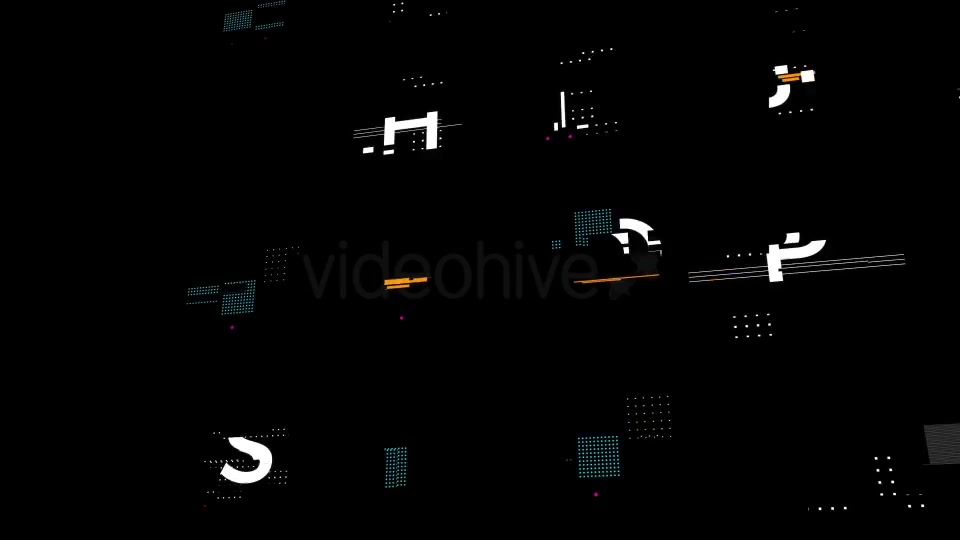 Glitch: An Animated Digital Typeface Videohive 21346181 After Effects Image 8
