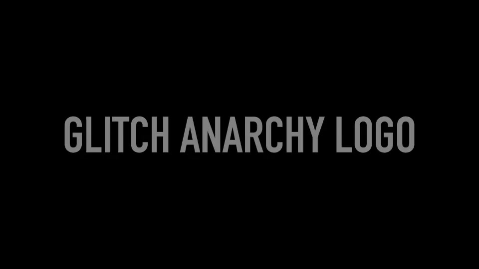 Glitch Anarchy Logo - Download Videohive 8520426