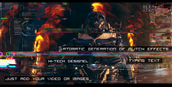 Glitch Auto Generation and Typing - Download Videohive 19677227