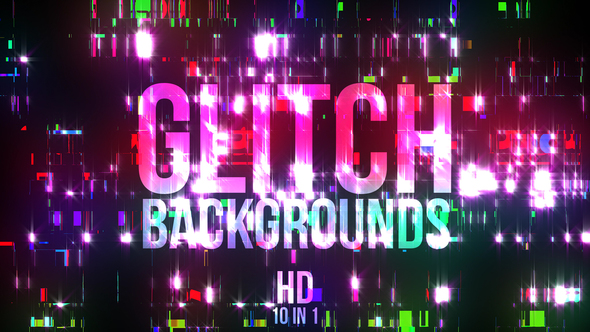 Glitch Backgrounds - Download Videohive 21656923