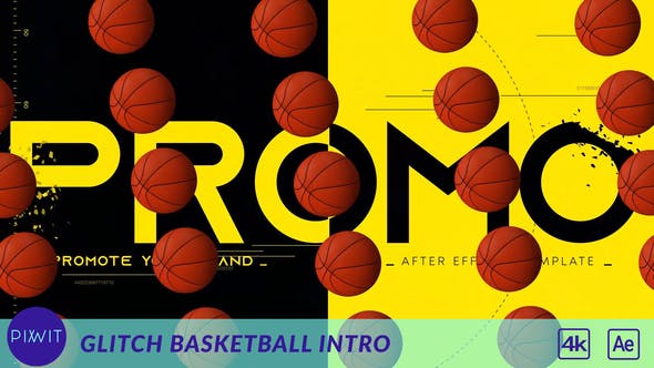 Glitch Basketball Intro - Download 34848943 Videohive